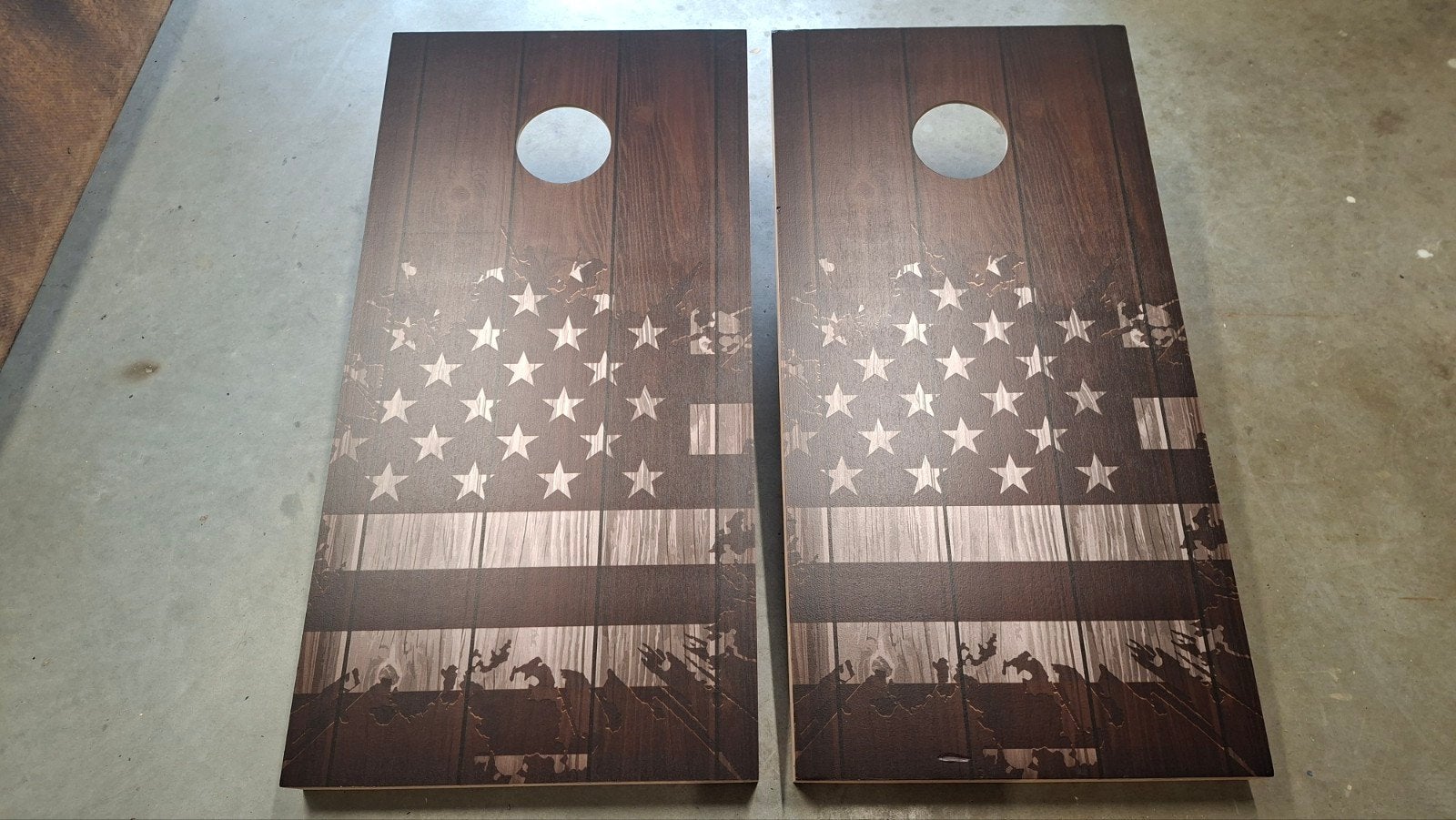 Cornhole set 120 x 60, Verzenden, Nieuw, Ton@wickedwoodgames.com, Wicked Wood Games