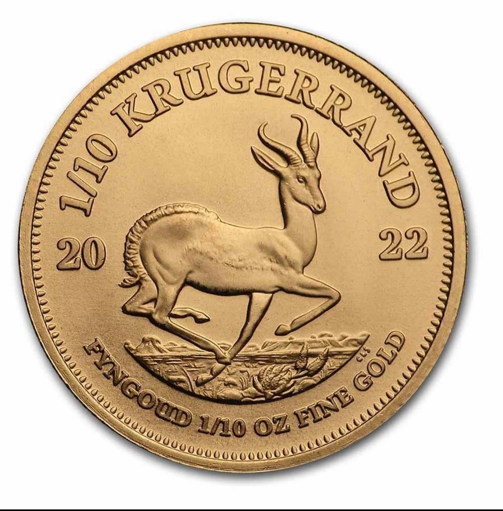 GOUDEN KRUGERRAND 1/10 OZ 2022, Verzenden, Zuid-Afrika
