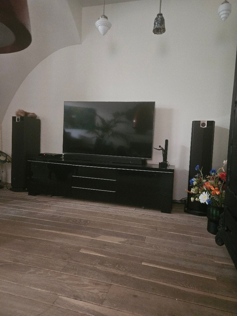 TV Audio meubel met opbergruimte, Ophalen of Verzenden, Gebruikt