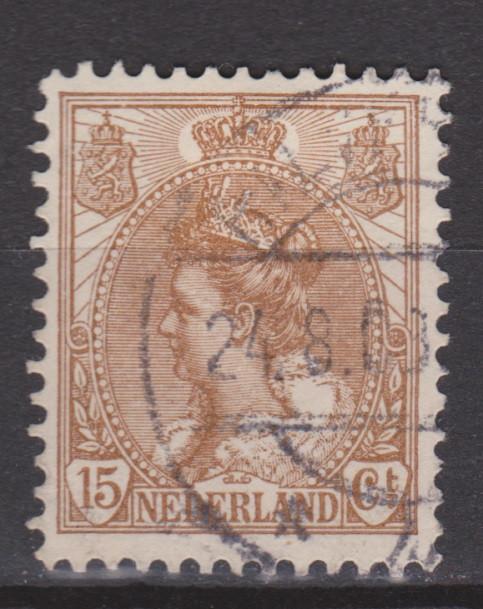 NVPH 64 gebruikt Wilhelmina 1899 ; OUD NEDERLAND per stuk, Ophalen of Verzenden, T/m 1940, Gestempeld