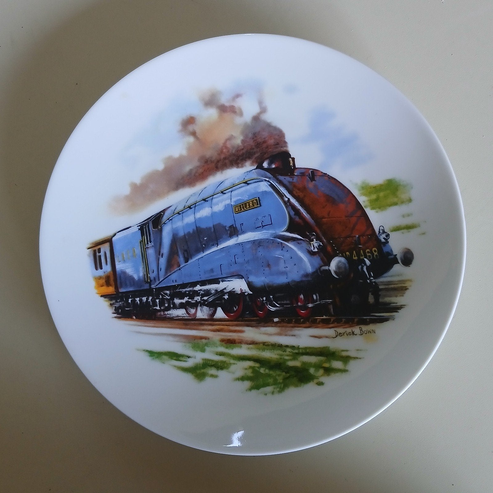 Sierbord trein "Mallard", Georges Boyer, Verzamelen, Ophalen of Verzenden