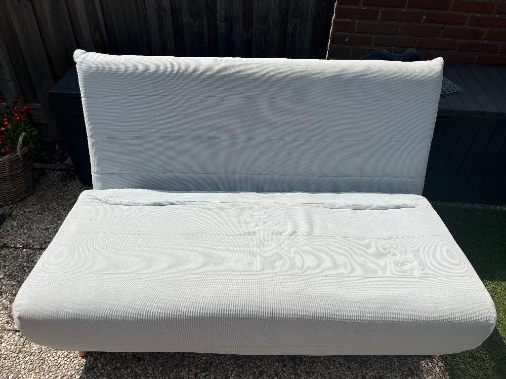 Slaapbank Maisons du Monde 2-persoons, Ophalen, Gebruikt, Blauw, Tweepersoons