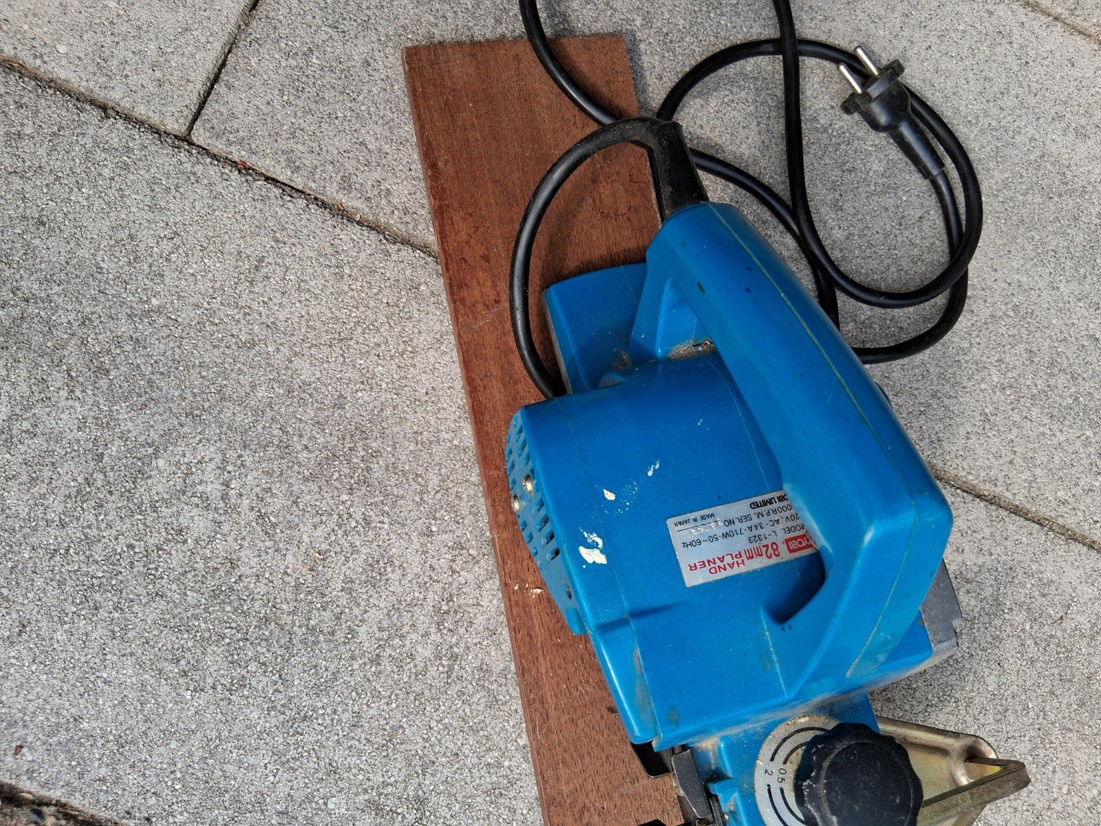 elektrische schaaf, Ophalen, Dompelpomp