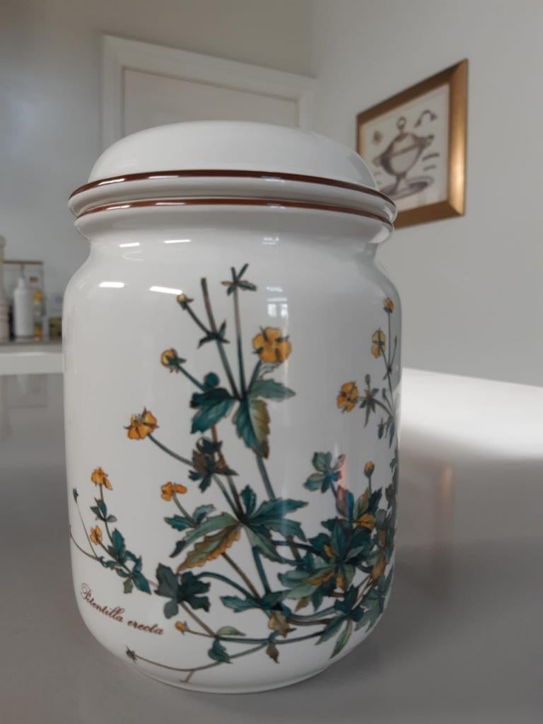 Porseleinen Voorraadpot Villeroy en Boch Botanica, Overige typen, Ophalen of Verzenden, Zo goed als nieuw, Overige stijlen