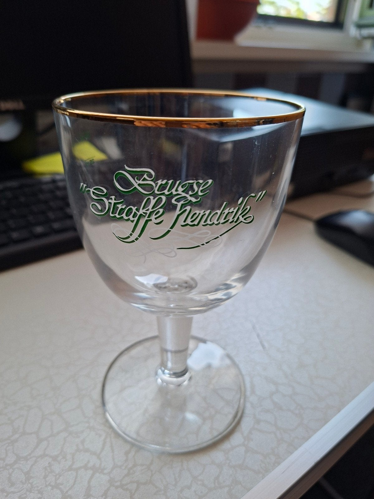 Bierglas Brugse Straffe Hendrik, Verzamelen, Biermerken, Ophalen, Zo goed als nieuw, Glas of Glazen, Overige merken