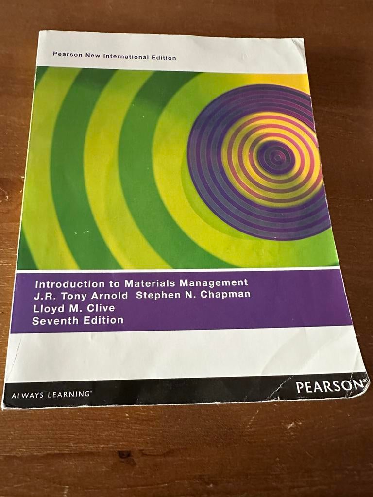 Introduction to Materials Management - Zevende Editie, Ophalen of Verzenden, Gelezen, Niet van toepassing