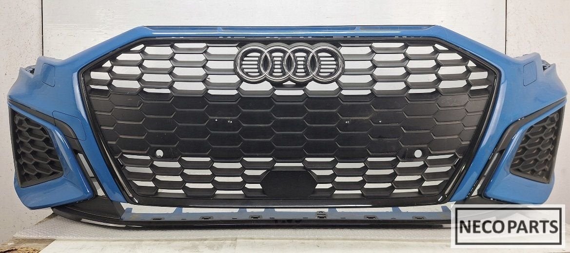 AUDI A3 8Y 8Y0 S LINE S-LINE BUMPER VOORBUMPER ORIGINEEL, Gebruikt, -, -, Bumper