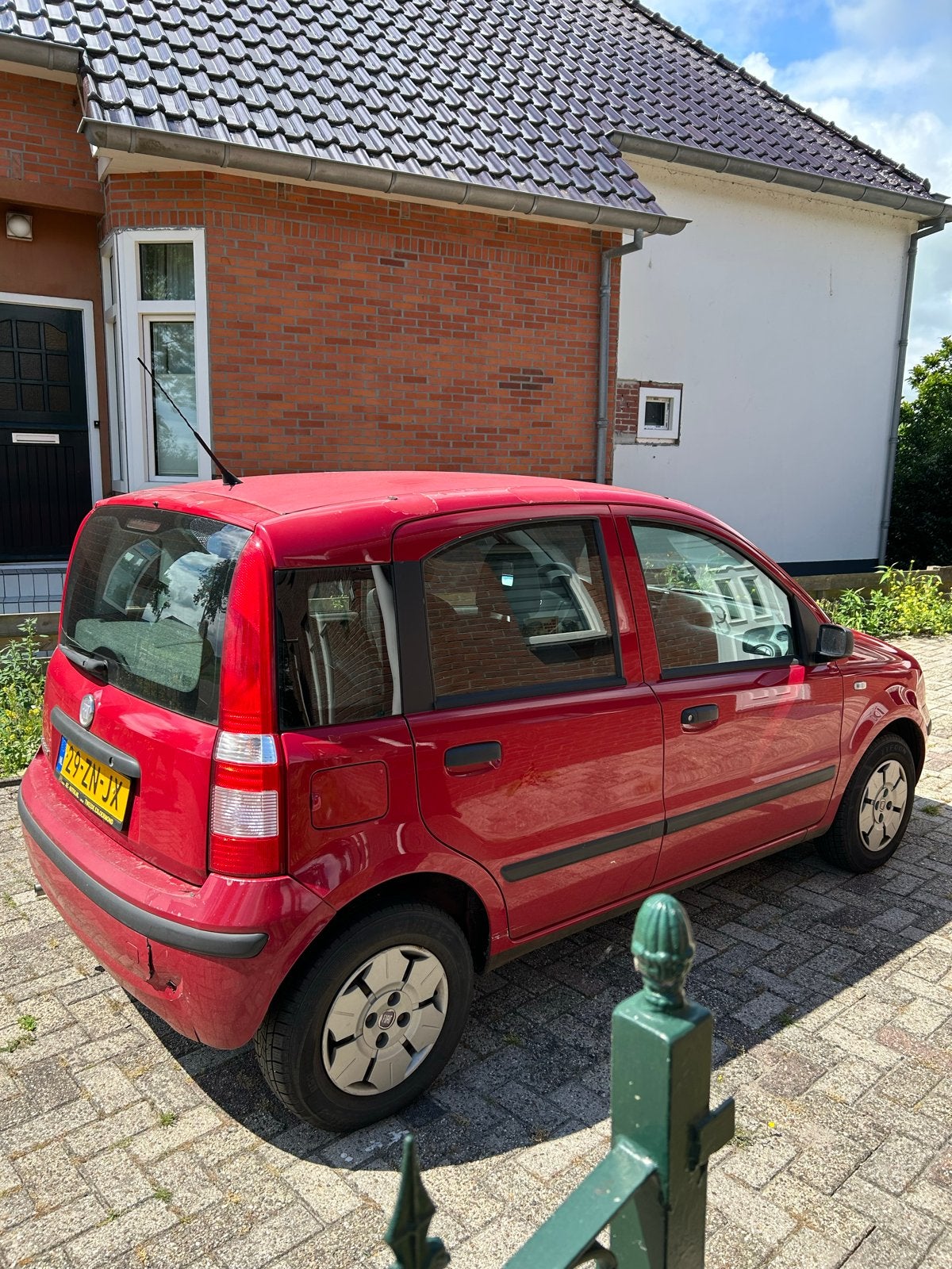 Fiat Panda 1.1 40KW 2008 Rood, Auto's, Fiat, Voorwielaandrijving, 54 pk, 4 stoelen, Origineel Nederlands