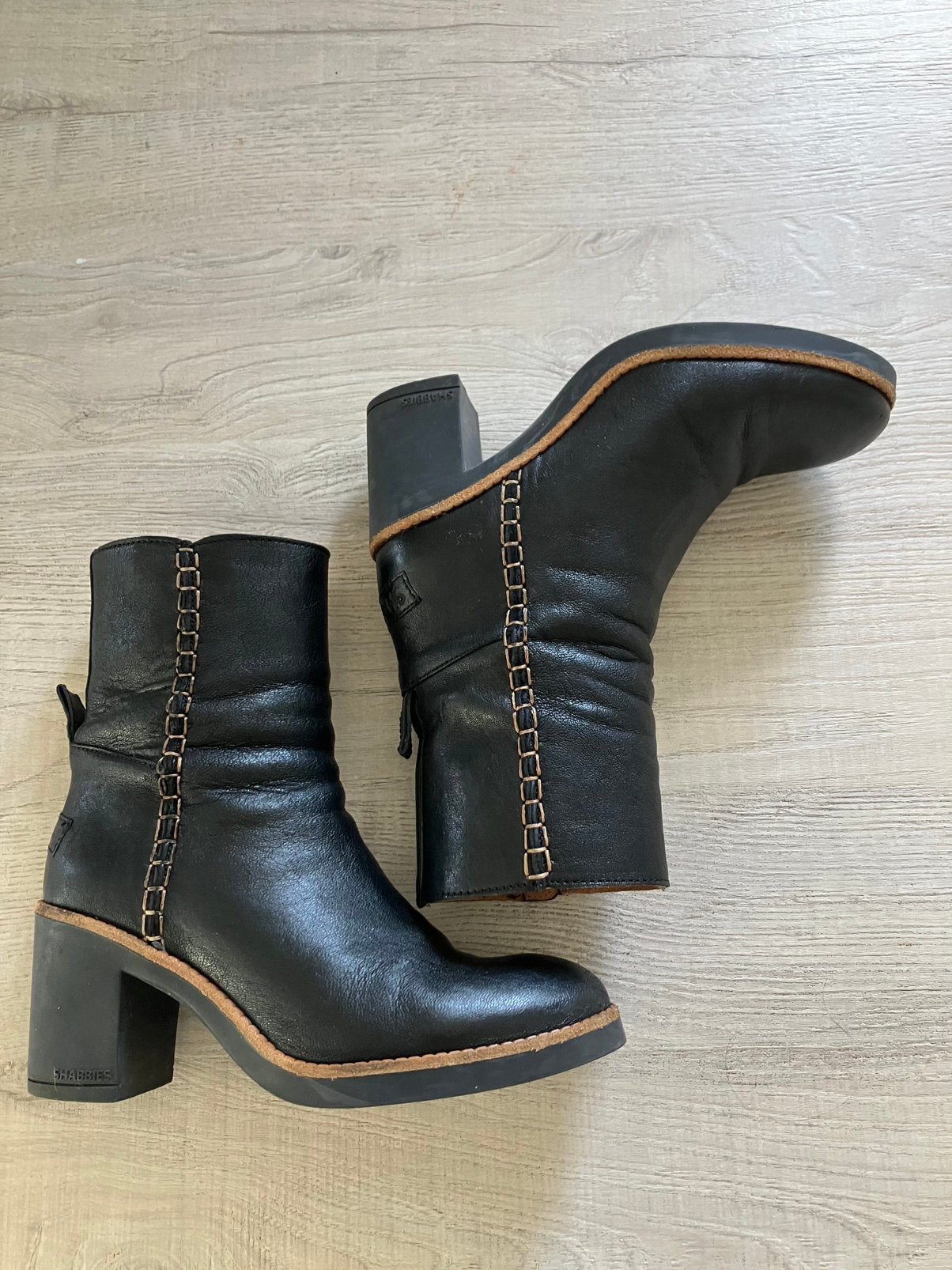 Shabbies halfhoge laarsjes, Kleding | Dames, Schoenen, Shabbies Amsterdam, Zwart, Lage of Enkellaarzen, Ophalen of Verzenden