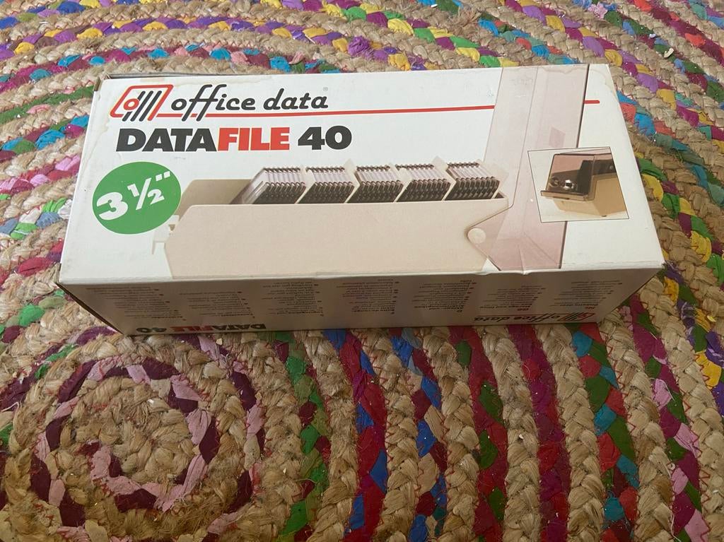 Nieuw - Floppy Disk opbergdoos opberger Diskette doos + slot, Ophalen of Verzenden