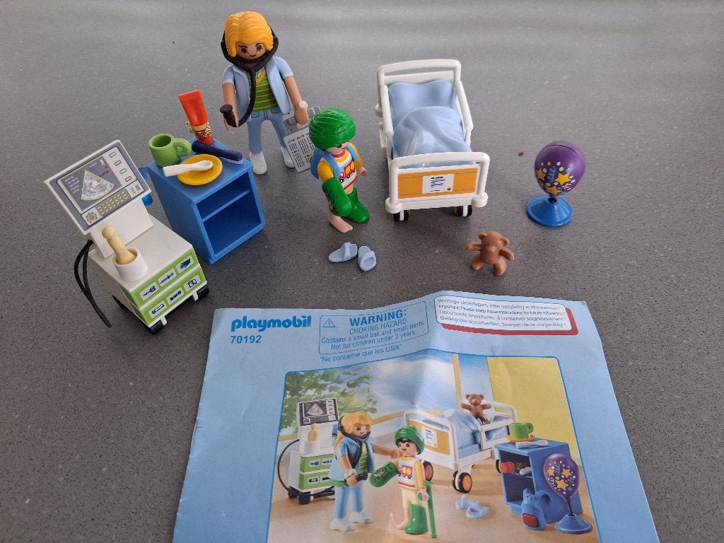 Playmobil 70192 Kind in ziekenhuis, Ophalen, Zo goed als nieuw, Complete set
