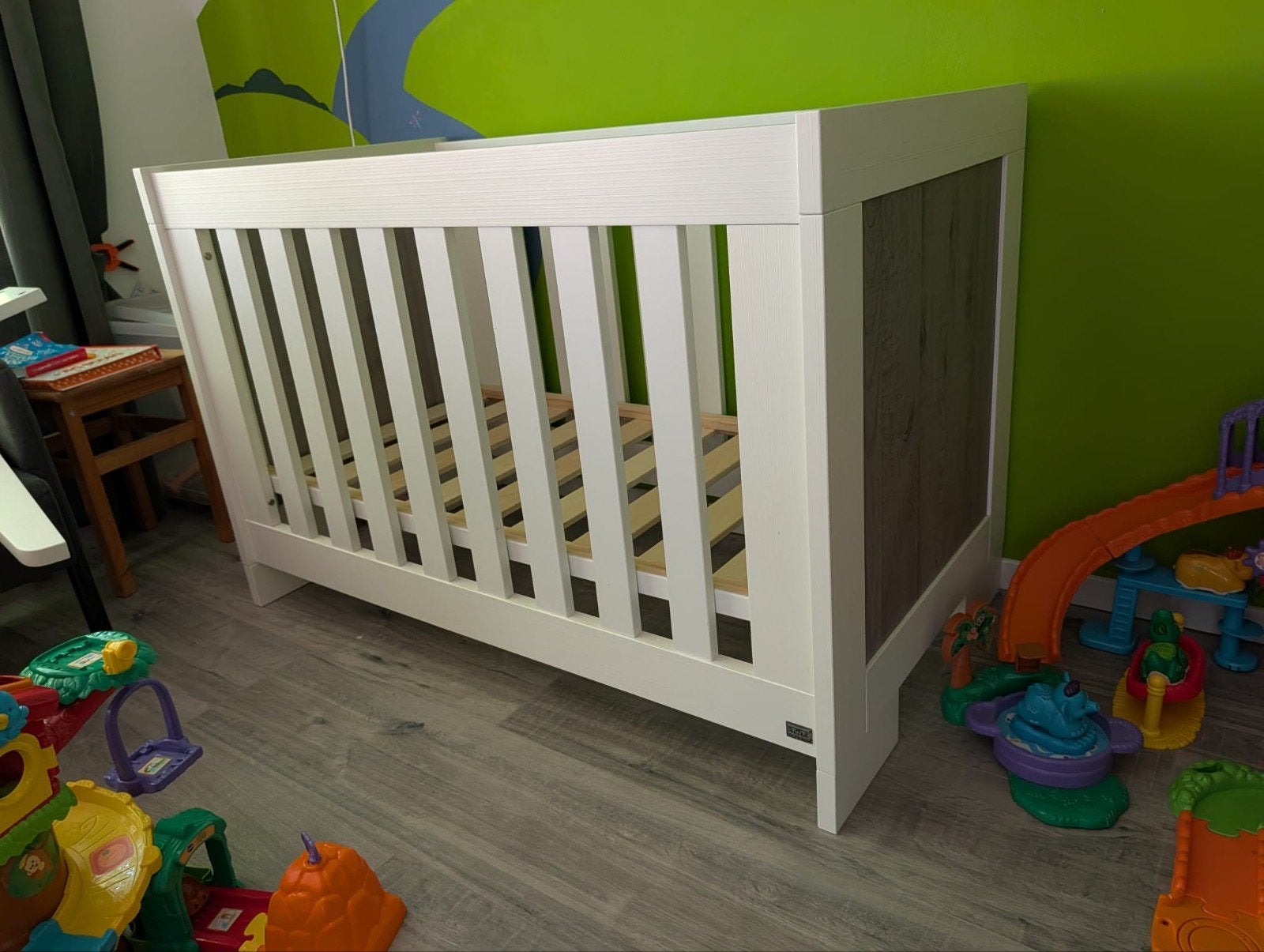 Ledikant + commode TWF Lucca (meubels babykamer), Ophalen, Gebruikt, Jongetje of Meisje