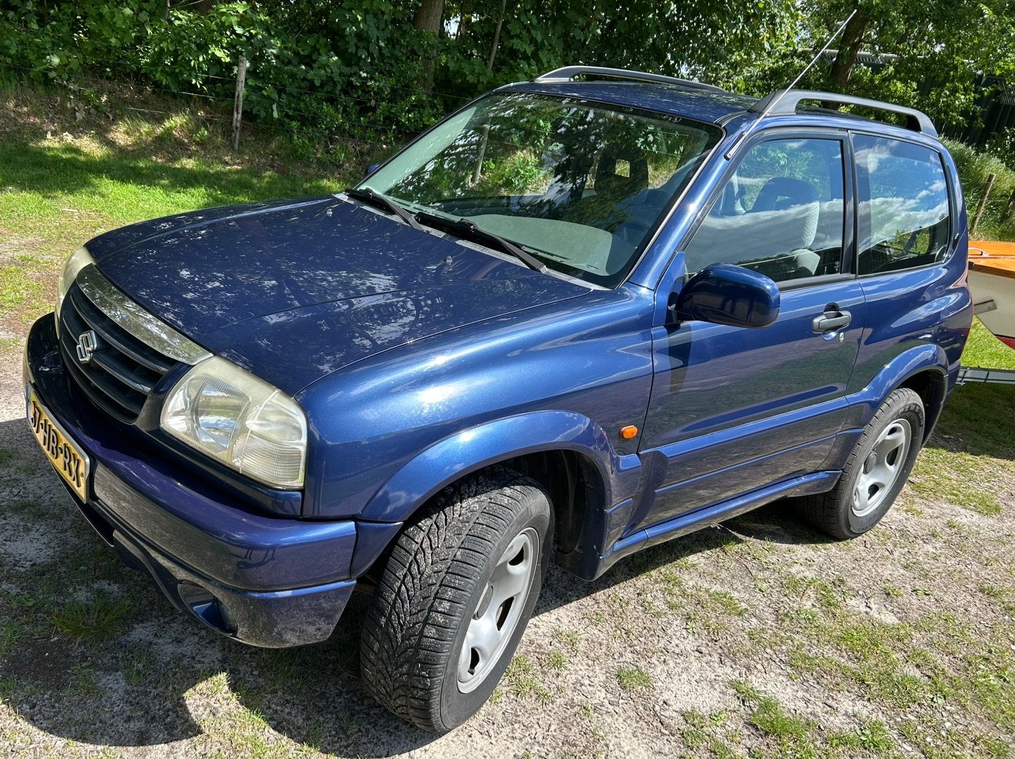 Suzuki Grand Vitara 2.0 3D 2001 Blauw wide body, 1995 cc, 4 cilinders, Handgeschakeld, Vierwielaandrijving