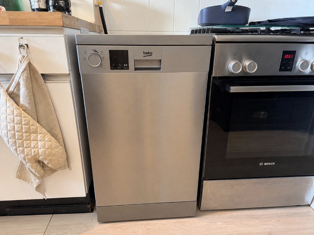 Beko Vrijstaande Vaatwasser 45 cm RVS – Zo goed als nieuw, Ophalen, Minder dan 85 cm, Minder dan 10 liter, Energieklasse A of zuiniger