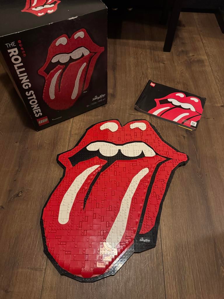 LEGO Art The Rolling Stones 31206, Ophalen of Verzenden, Zo goed als nieuw