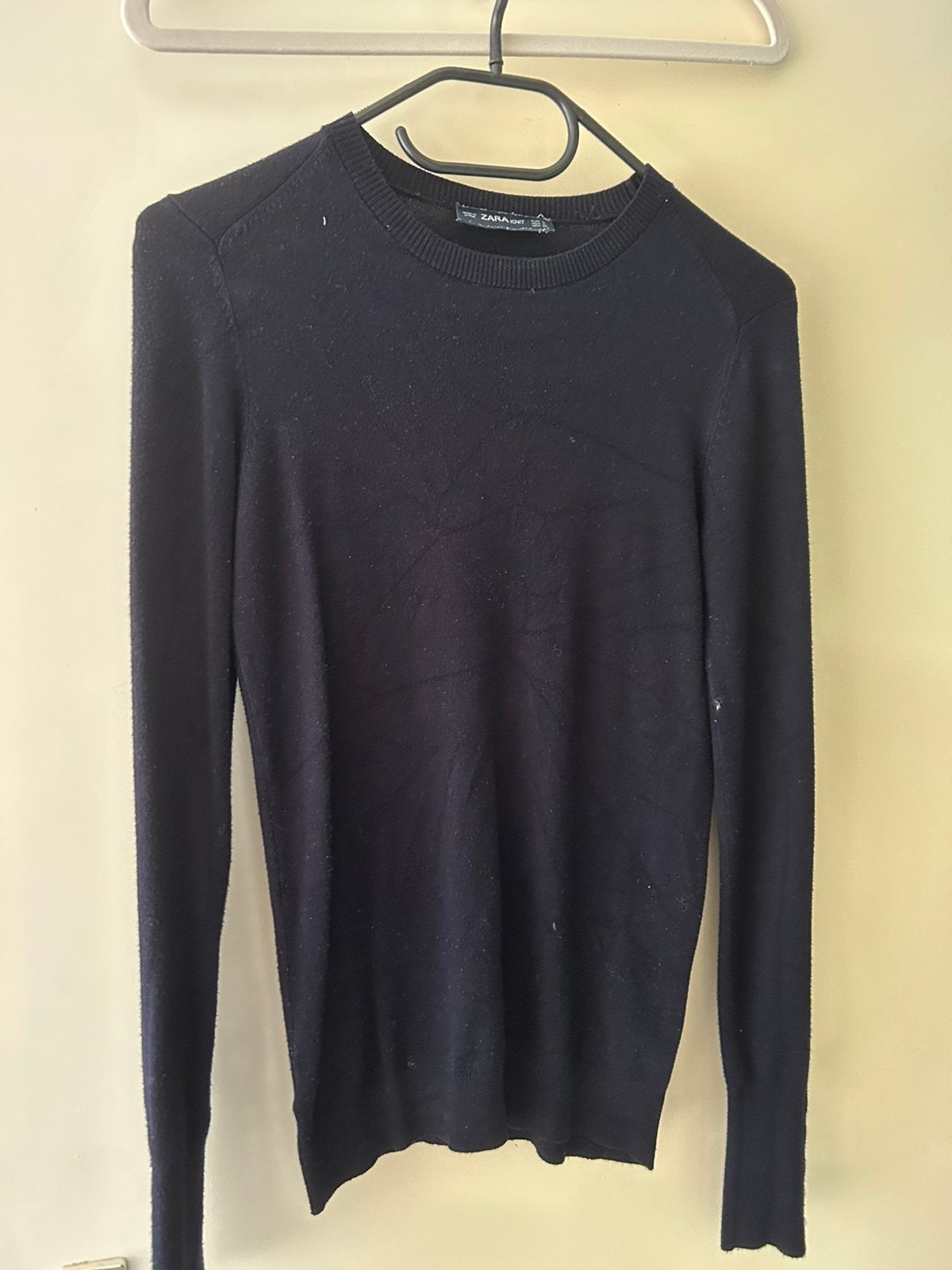 Blauwe trui van Zara maat S, Ophalen of Verzenden, Zo goed als nieuw, Maat 38/40 (M), Blauw