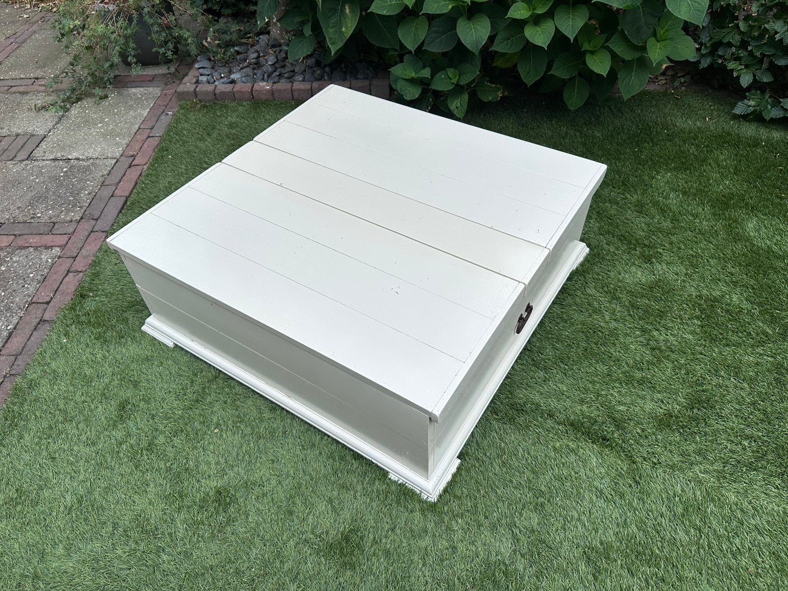Salontafel Eiken, Ophalen, Gebruikt, 50 tot 100 cm, 50 tot 100 cm