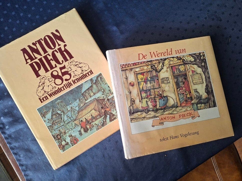Anton Pieck Boeken 'Een Wonderlijk Fenomeen' & 'De Wereld, Ophalen of Verzenden, Gelezen, Anton Pieck, Nederland