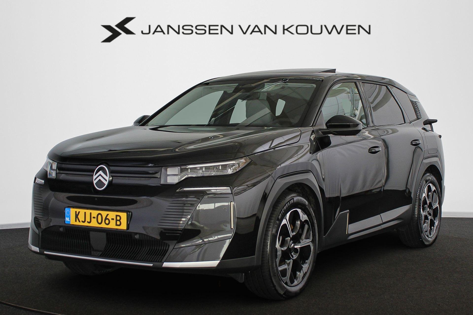 Citroen C5 Aircross Max Comfort Range 74 kWh Pano 360 Camera, Auto's, 1250 kg, 213 pk, C5 Aircross, Zwart