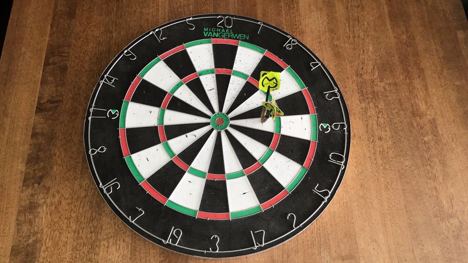 Dartbord Michael van Gerwen, Sport en Fitness, Ophalen, Gebruikt, Dartbord