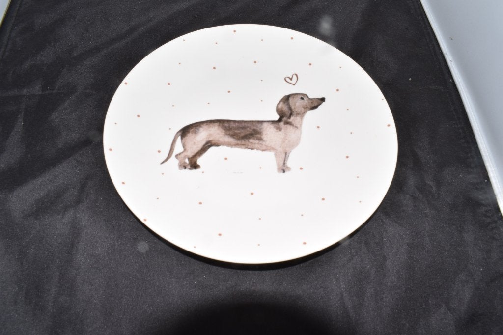 Ontbijtborden Teckel Van Cleef servies, De Giesel 46, 6081PH Haelen, Overige merken, Nieuw, Ophalen of Verzenden