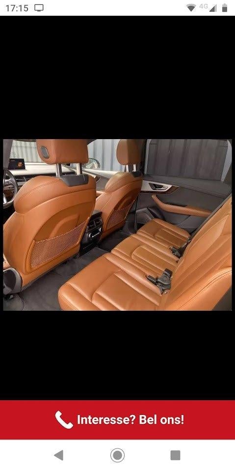 Audi Q7 stoelbekleding interieur rugleuning achterpaneel, Auto-onderdelen, Interieur en Bekleding, Ophalen of Verzenden, Audi