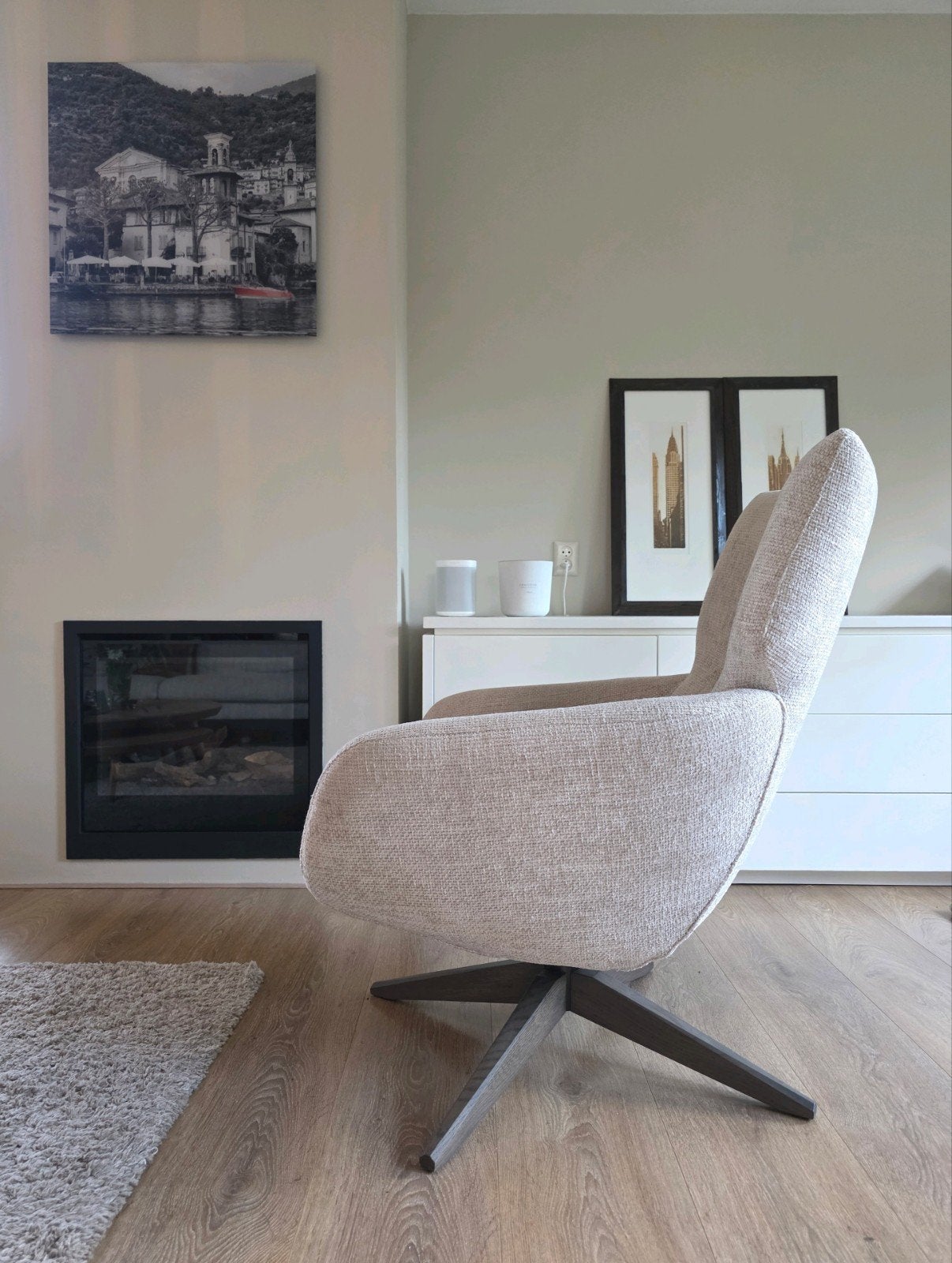 2x Leolux Lloyd draai fauteuil design Gino Carollo, Huis en Inrichting, Fauteuils, Ophalen of Verzenden, 75 tot 100 cm, Stof, 50 tot 75 cm