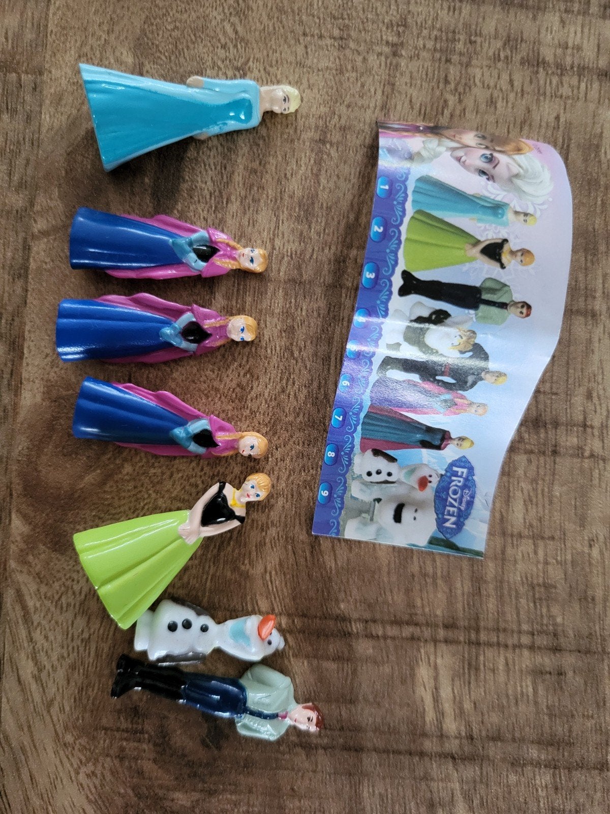 Disney Frozen figuren set - Anna, Elsa, Hans, Olaf, Verzamelen, Disney, Ophalen of Verzenden, Overige figuren, Zo goed als nieuw