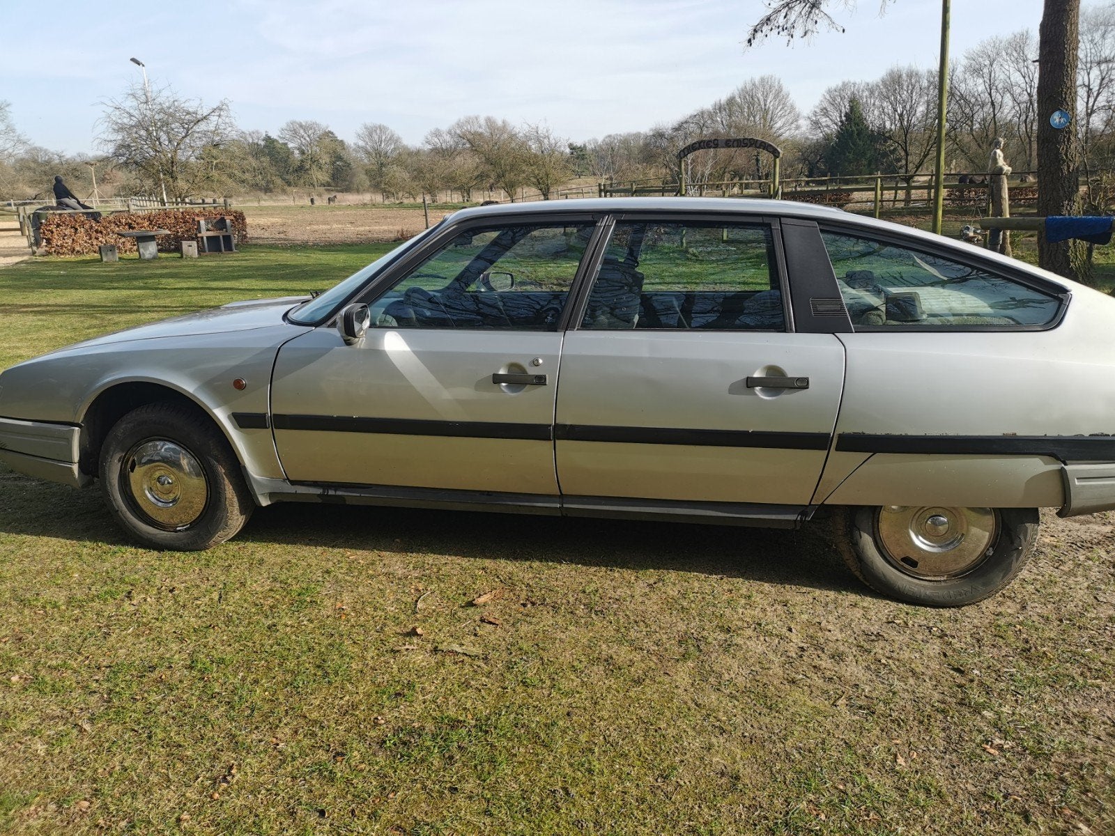 Prachtige Citroën CX 25 rd uit 1986, Auto's, Citroën, Stof, Zwart, Particulier, Zilver of Grijs