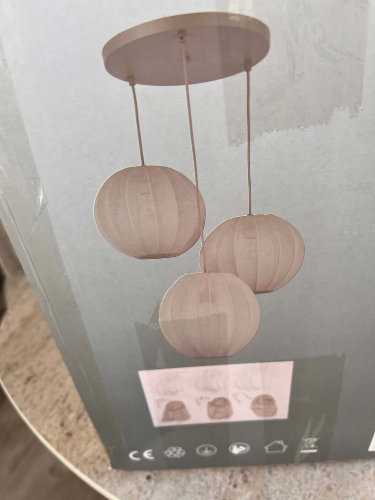 Hanglamp nieuw, Ophalen, Zo goed als nieuw, Was