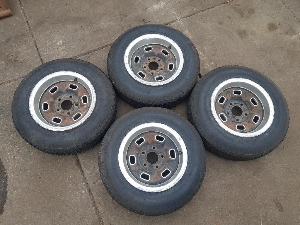 Oldtimer Chevrolet camaro gen 2 velgen set van 4 accessoire, Auto-onderdelen, Ophalen, Gebruikt, Chevrolet
