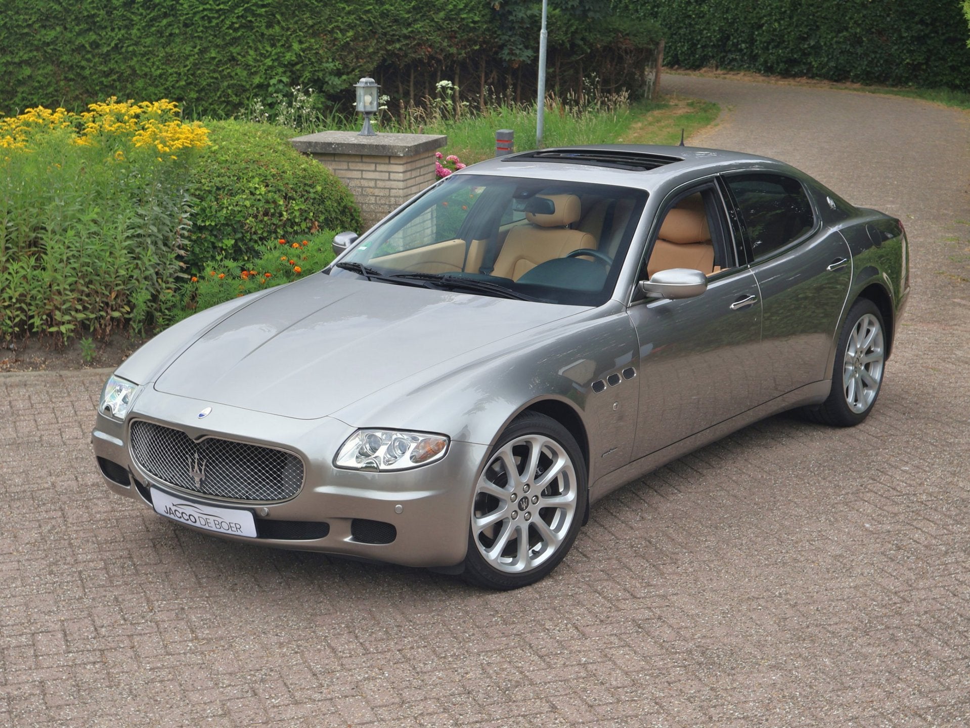 Maserati Quattroporte 4.2 Duo Select Schuifdak/Alcantara hem, Auto's, Maserati, Automaat, Dealer onderhouden, Gebruikt, Leder