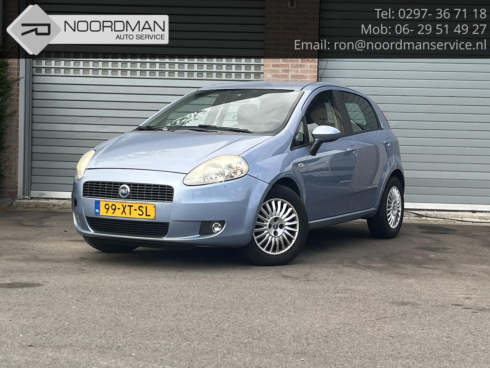 Fiat Grande Punto 1.4 Dynamic Automaat, Stof, 4 cilinders, Grande Punto, Origineel Nederlands