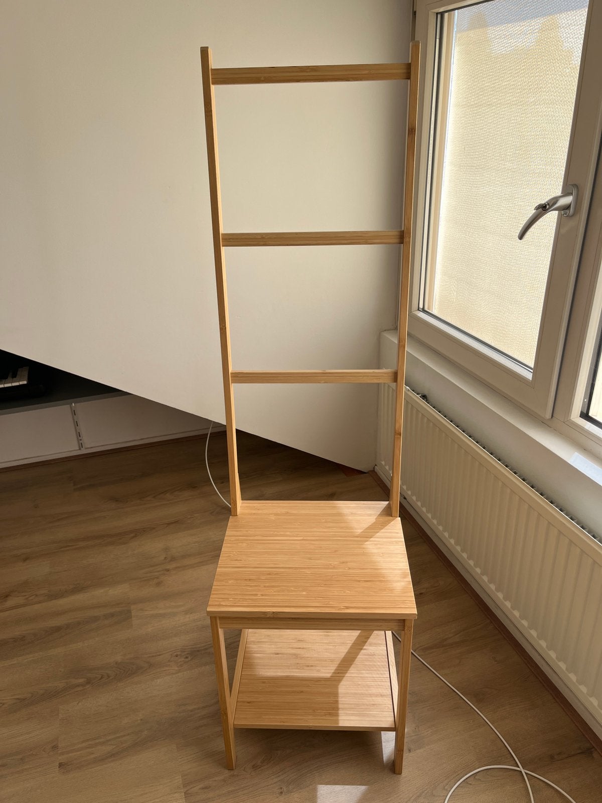 Badkamer stoel, Badkamerrek, Bruin, Zo goed als nieuw, Ophalen
