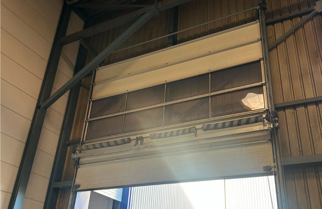 2de hands Hörmann Geïsoleerde overheaddeur met beglazing, Ophalen, Gebruikt, Garagedeur, 120 cm of meer
