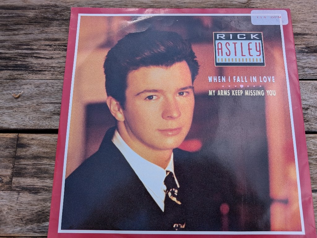 Maxi single - Rick Astley - When I fall in love, Ophalen of Verzenden, Zo goed als nieuw, Pop