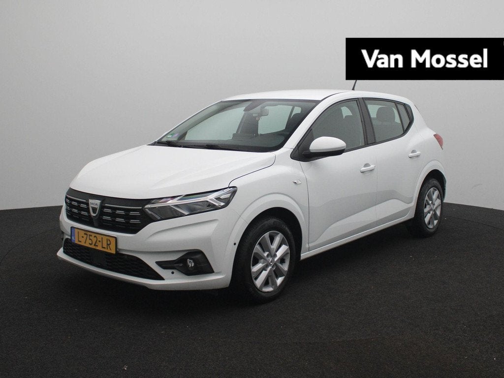 Dacia Sandero TCe 100 Bi-Fuel Expression | Airco | Cruise co, Voorwielaandrijving, Gebruikt, Euro 6, Wit