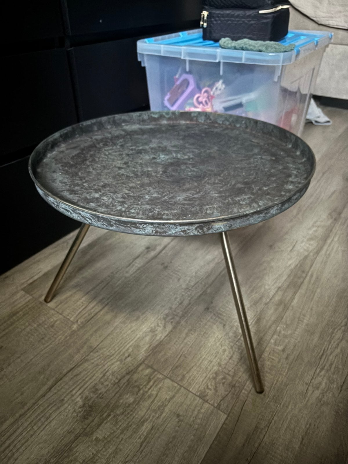 Salon tafeltje, 45 tot 60 cm, Minder dan 55 cm, Rond, Ophalen of Verzenden