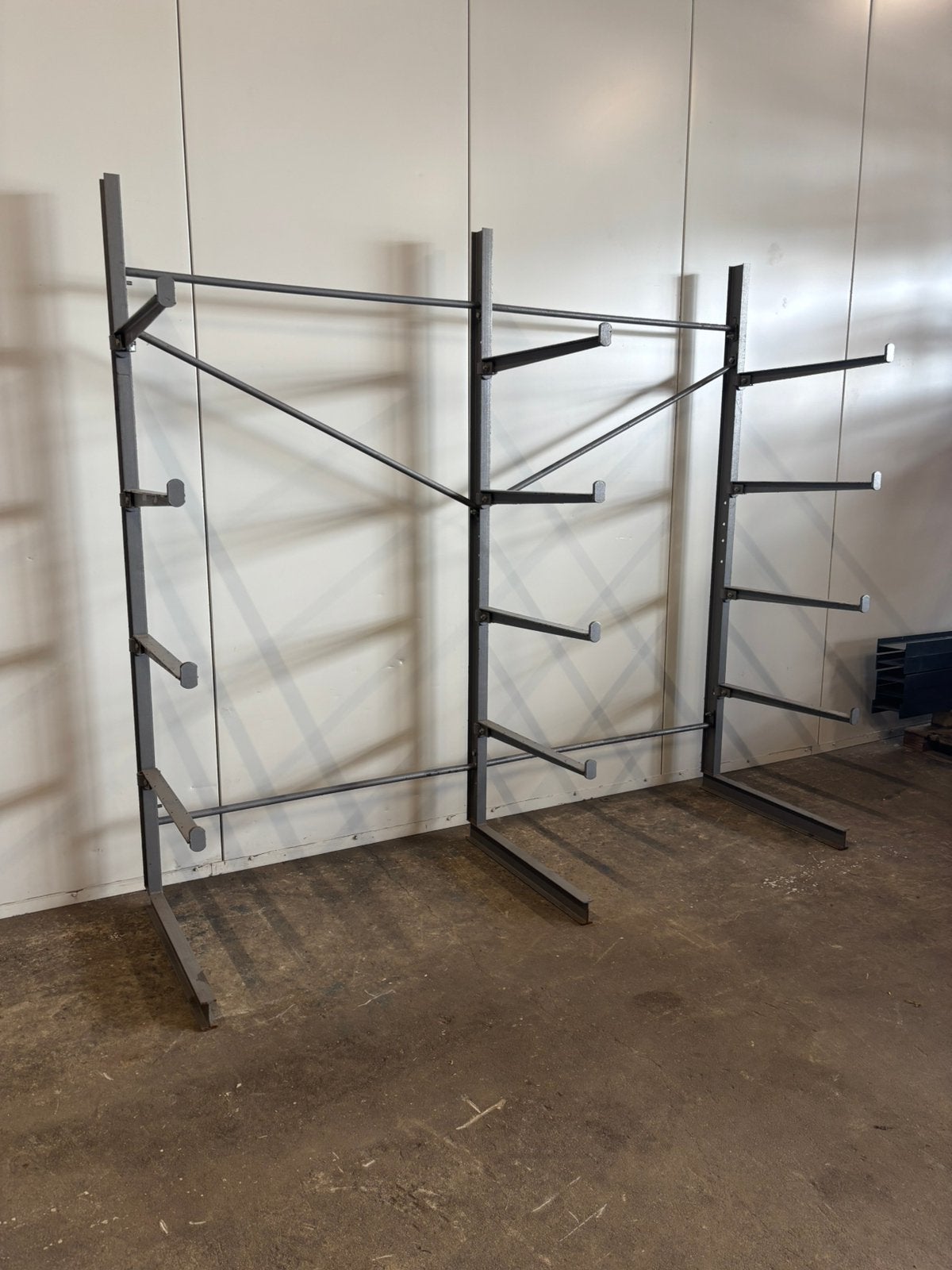 Overtoom draagarmstelling / magazijnstelling / stellingrek, Ophalen, Gebruikt, ., .