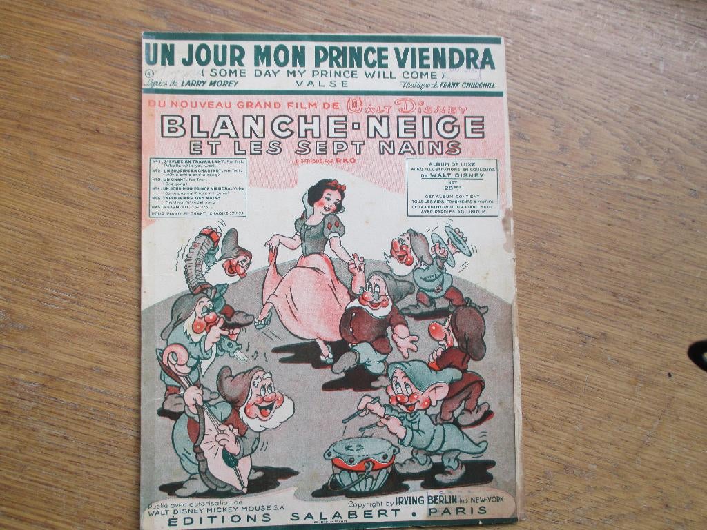 BLANCHE-NEIGE - SNEEUWWITJE, Muziek en Instrumenten, Zang, Gebruikt, Ophalen of Verzenden, Artiest of Componist