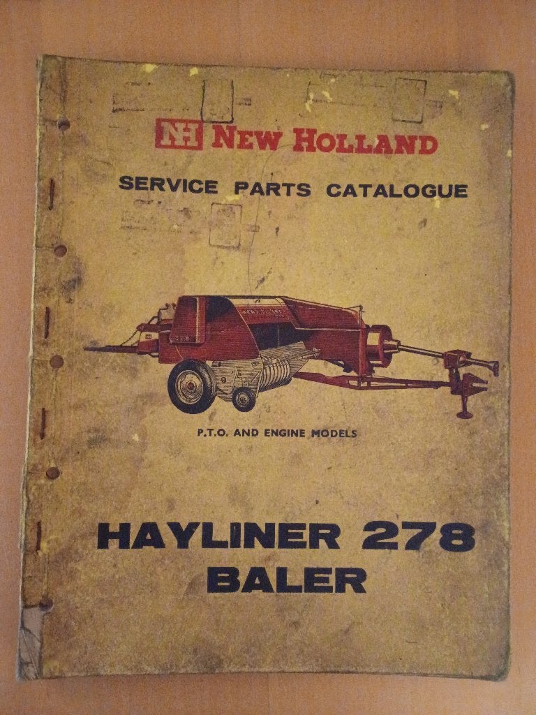 Onderdelenboek New Holland Hayliner balenpers 278, Ophalen of Verzenden, Gelezen, Tractor en Landbouw
