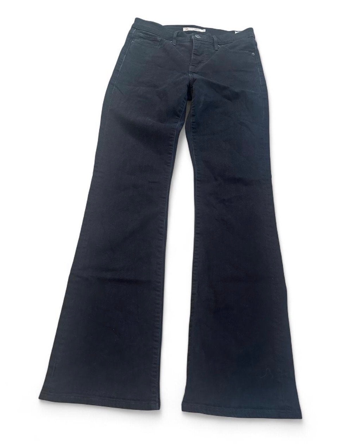 Levi's 315 Shaping Bootcut Zwarte Jeans Dames Stretch 27x30, Zwart, Ophalen of Verzenden, Zo goed als nieuw, Maat 36 (S)