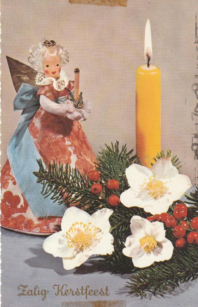 Zalig Kerstfeest 1964, Ophalen of Verzenden, Voor 1920, Gelopen, Feest(dag)