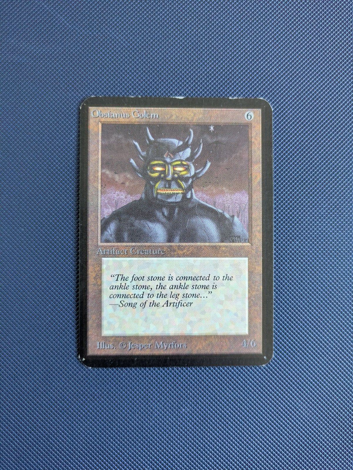 Obsianus Golem | Alpha Old School Uncommon GD, Ophalen of Verzenden, Gebruikt, Losse kaart