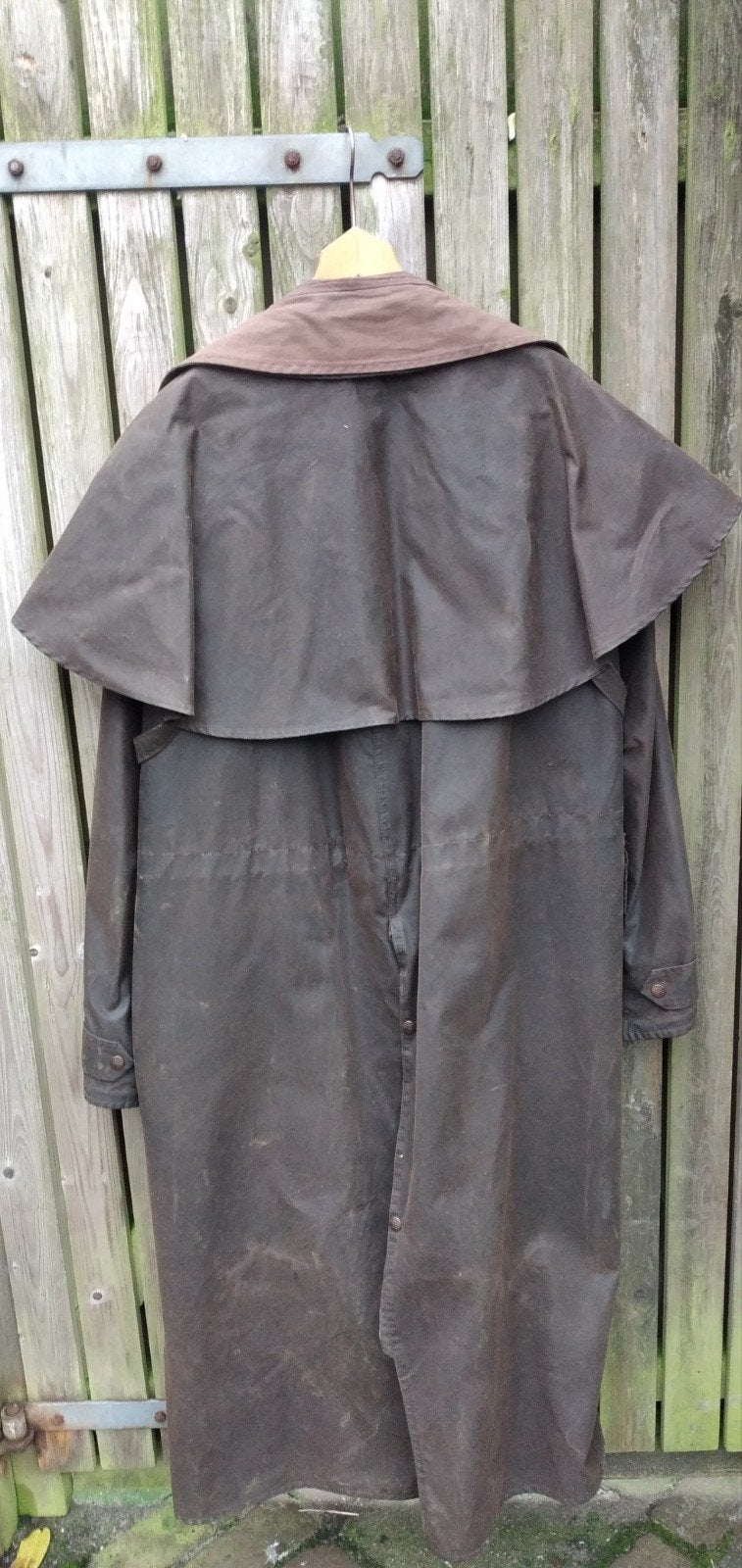 Driza Waxcoat, in prima staat, met schapenbody. maat 7., Ophalen, Driza- Bone, Bruin, Maat 56/58 (XL)