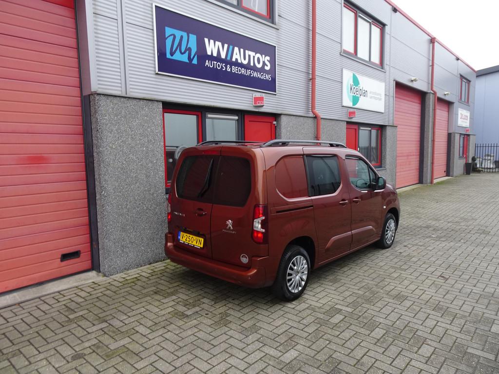 Peugeot Partner 1.6 BlueHDI Premium navi 2 x schuifdeur airc, Voorwielaandrijving, Euro 6, 4 cilinders, Bruin