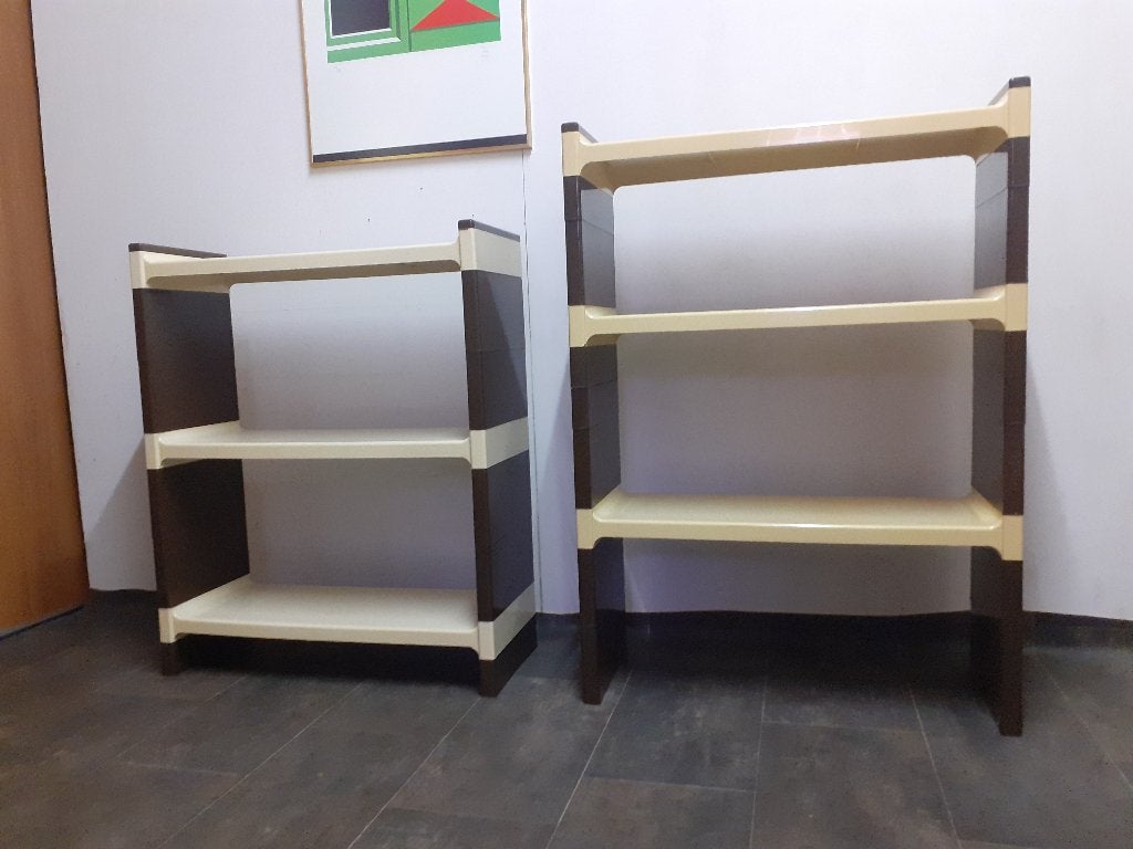 schappenkast bruin beige jaren 70 space age design retro, Huis en Inrichting, Kasten | Overige, Gebruikt, ?, ?, ?
