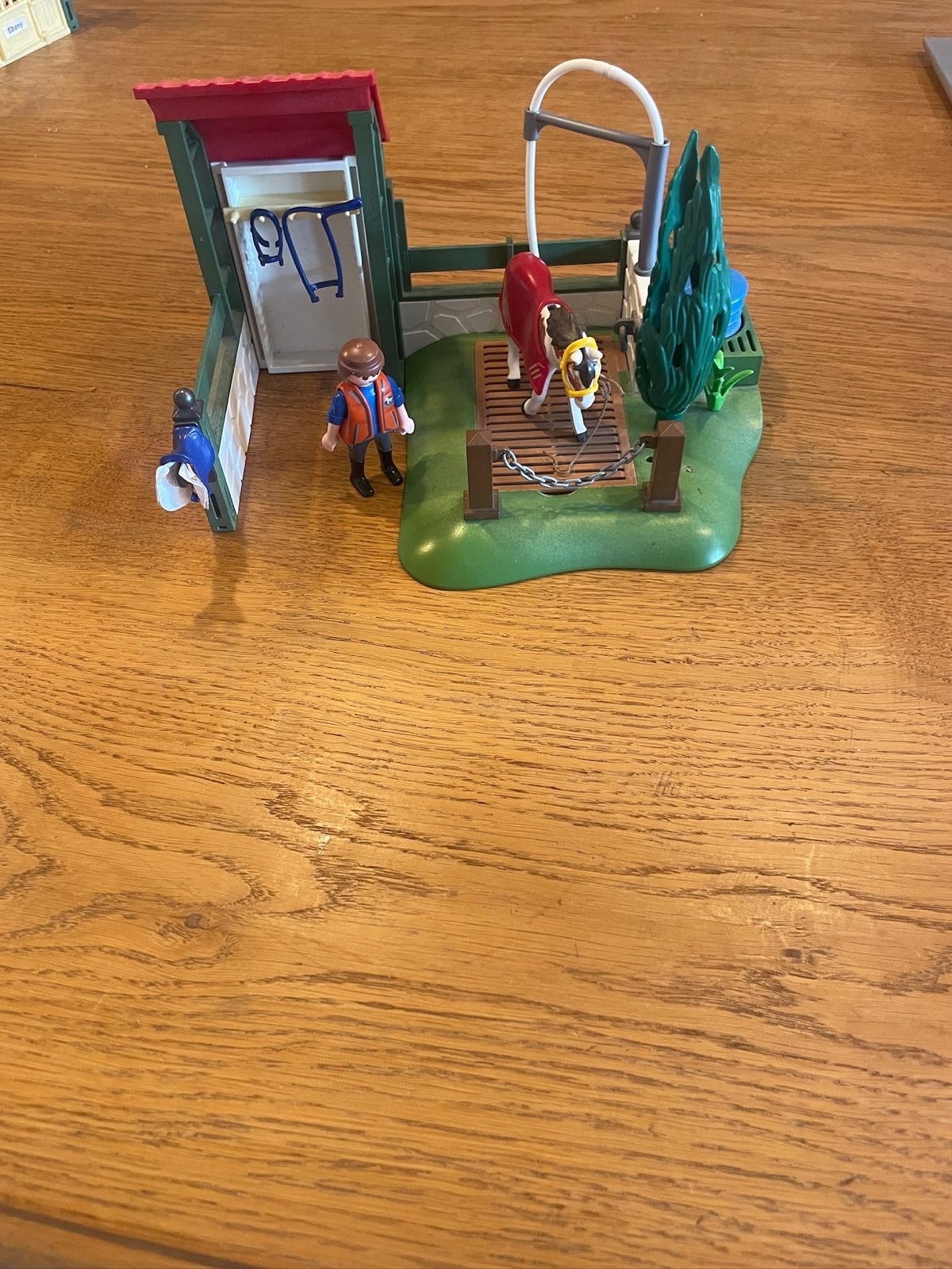 Playmobil Country poetsplaats met paard, ruiter en accessoir, Ophalen, Gebouw, Complete set, Zo goed als nieuw