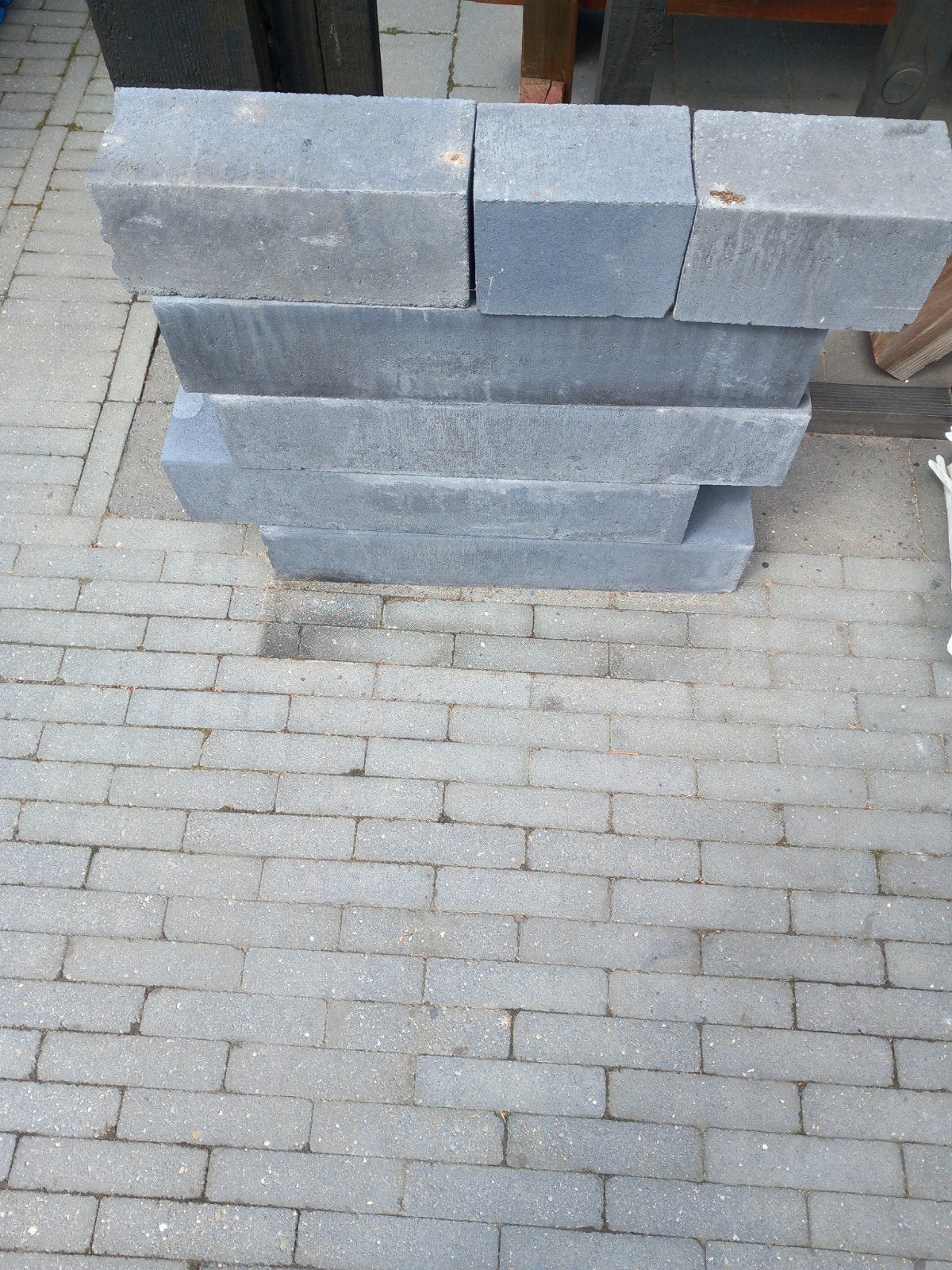 Muurblok antraciet, Ophalen, Nieuw, Minder dan 100 cm, Minder dan 25 cm