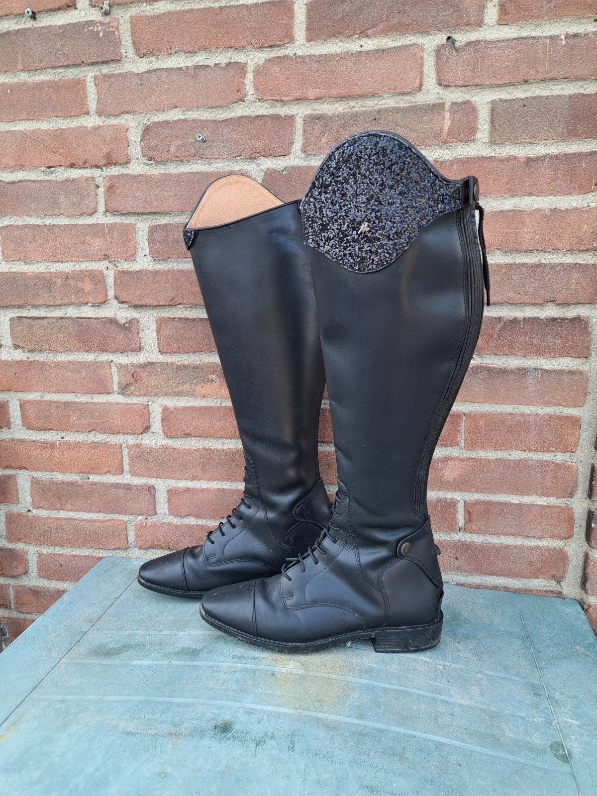 Mondoni rijlaarzen met rits maat 40, Dieren en Toebehoren, Ophalen, Gebruikt, Dressuur, Schoeisel